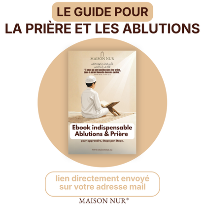 Tapis d'apprentissage avec guide intégré - Maison Nur